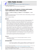 Cover page: Factor V Leiden and thrombosis in patients with systemic lupus erythematosus: a meta-analysis