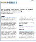 Cover page: Salinity Trends, Variability, and Control in the Northern Reach of the San Francisco Estuary