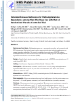 Cover page: Extended‐release naltrexone for methamphetamine dependence among men who have sex with men: a randomized placebo‐controlled trial