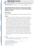 Cover page: Computational Structural Genomics Unravels Common Folds and Novel Families in the Secretome of Fungal Phytopathogen Magnaporthe oryzae