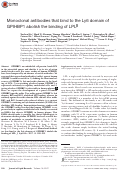 Cover page: Monoclonal antibodies that bind to the Ly6 domain of GPIHBP1 abolish the binding of LPL