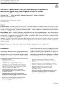 Cover page: The Future Glioblastoma Clinical Trials Landscape: Early Phase 0, Window of Opportunity, and Adaptive Phase I–III Studies