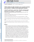 Cover page: PTPRG inhibition by DNA methylation and cooperation with RAS gene activation in childhood acute lymphoblastic leukemia