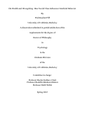 Cover page: On Wealth and Wrongdoing: How Social Class Influences Unethical Behavior