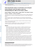 Cover page: Video-based kinetic analysis of calcification in live osteogenic human embryonic stem cell cultures reveals the developmentally toxic effect of Snus tobacco extract