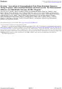 Cover page: Erratum: “Associations of Organophosphate Ester Flame Retardant Exposures during Pregnancy with Gestational Duration and Fetal Growth: The Environmental influences on Child Health Outcomes (ECHO) Program”