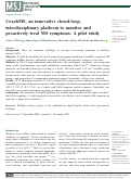 Cover page: CoachMS, an innovative closed-loop, interdisciplinary platform to monitor and proactively treat MS symptoms: A pilot study