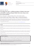 Cover page: The aging slow wave: a shifting amalgam of distinct slow wave and spindle coupling subtypes define slow wave sleep across the human lifespan.