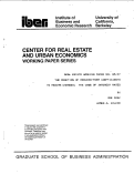 Cover page: The Reaction of Reduced-Form Coefficients to Regime Changes: The Case of Interest Rates