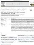 Cover page: Transport and retention of surfactant- and polymer-stabilized engineered silver nanoparticles in silicate-dominated aquifer material