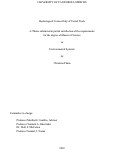 Cover page: Hydrological Connectivity of Vernal Pools