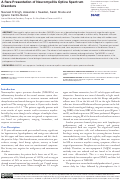 Cover page: A Rare Presentation of Neuromyelitis Optica Spectrum Disorders