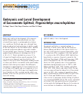 Cover page: Embryonic and Larval Development of Sacramento Splittail <em>Pogonichthys macrolepidotus</em>