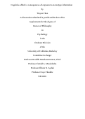 Cover page: Cognitive-affective consequences of exposure to stereotype information