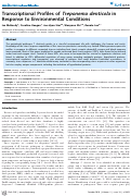 Cover page: Transcriptional Profiles of Treponema denticola in Response to Environmental Conditions