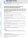 Cover page: Clinically meaningful posttraumatic stress disorder (PTSD) improvement and incident hypertension, hyperlipidemia, and weight loss.