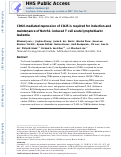 Cover page: CDK6-mediated repression of CD25 is required for induction and maintenance of Notch1-induced T-cell acute lymphoblastic leukemia