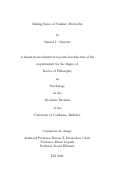 Cover page: Making Sense of Number, Bit-by-Bit