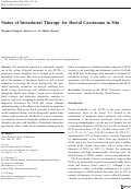 Cover page: Status of Intraductal Therapy for Ductal Carcinoma in Situ