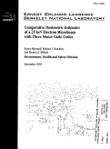 Cover page: Comparative Dosimetric Estimates of a 25 keV Electron Microbeam with Three Monte Carlo Codes