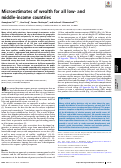 Cover page: Microestimates of wealth for all low- and middle-income countries