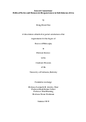 Cover page: Severed Connections: Political Parties and Democratic Responsiveness in Sub-Saharan Africa