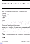 Cover page: A Risk-Based Clinical Decision Support System for Patient-Specific Antimicrobial Therapy (iBiogram): Design and Retrospective Analysis