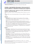 Cover page: Endoflip vs high‐definition manometry in the assessment of fecal incontinence: A data‐driven unsupervised comparison