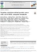 Cover page: Targeting castration-resistant prostate cancer with a novel RORγ antagonist elaiophylin