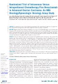 Cover page: Randomized Trial of Intravenous Versus Intraperitoneal Chemotherapy Plus Bevacizumab in Advanced Ovarian Carcinoma: An NRG Oncology/Gynecologic Oncology Group Study.