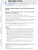 Cover page: Reduced immunity to measles in adults with major depressive disorder