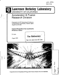 Cover page: General Properties of an Asymmetric B-Factory Lattice