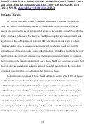 Cover page: Journal Article Review: Smith, Sabrina. “African-Descended Women: Power and Social Status in Colonial Oaxaca, 1660–1680.” The Americas 80, no. 4 (2023): 569–98.