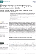 Cover page: Computational and Mass Spectrometry-Based Approach Identify Deleterious Non-Synonymous Single Nucleotide Polymorphisms (nsSNPs) in JMJD6