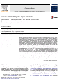 Cover page: Seasonal trends of biogenic terpene emissions