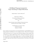 Cover page: Self-dual nonsupersymmetric Type II String Compactifications