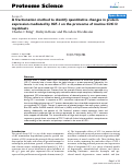 Cover page: A fractionation method to identify qauntitative changes in protein expression mediated by IGF-1 on the proteome of murine C2C12 myoblasts