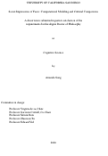 Cover page: Social Impressions of Faces: Computational Modeling and Cultural Comparisons