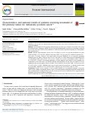 Cover page: Characteristics and national trends of patients receiving treatment of the primary tumor for metastatic prostate cancer