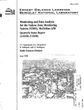 Cover page: Monitoring and Data Analysis for the Vadose Zone Monitoring System (VZMS), McClellan AFB. Quarterly Status Report (2/20/98 - 5/20/98)