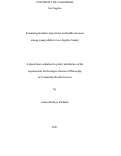 Cover page: Examining homeless trajectories and health outcomes among young adults in Los Angeles County