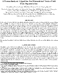 Cover page: A Normalized-cut Algorithm for Hierarchical Vector Field Data Segmentation