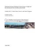 Cover page: Multimodal Transport Modeling for Nairobi, Kenya: Insights and Recommendations with an Evidence-Based Model