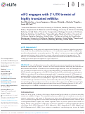 Cover page: eIF3 engages with 3-UTR termini of highly translated mRNAs.