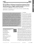 Cover page: Nonequilibrium Pathways during Electrochemical Phase Transformations in Single Crystals Revealed by Dynamic Chemical Imaging at Nanoscale Resolution