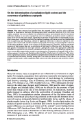 Cover page: On the determination of zooplankton lipid content and the occurrence of gelatinous copepods