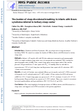 Cover page: The burden of sleep disordered breathing in infants with Down syndrome referred to tertiary sleep center.