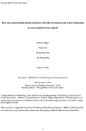 Cover page: How concentrated disadvantage moderates the built environment and crime relationship on street segments in Los Angeles