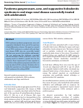 Cover page: Pyoderma gangrenosum, acne, and suppurative hidradenitis syndrome in end-stage renal disease successfully treated with adalimumab