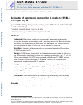 Cover page: Evaluation of hematologic variables in newborn C57/BL6 mice up to day 35